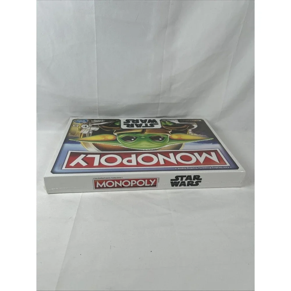 NEW Mandalorian Star Wars Monopoly Game Disney Hasbro - SEALED with Tear